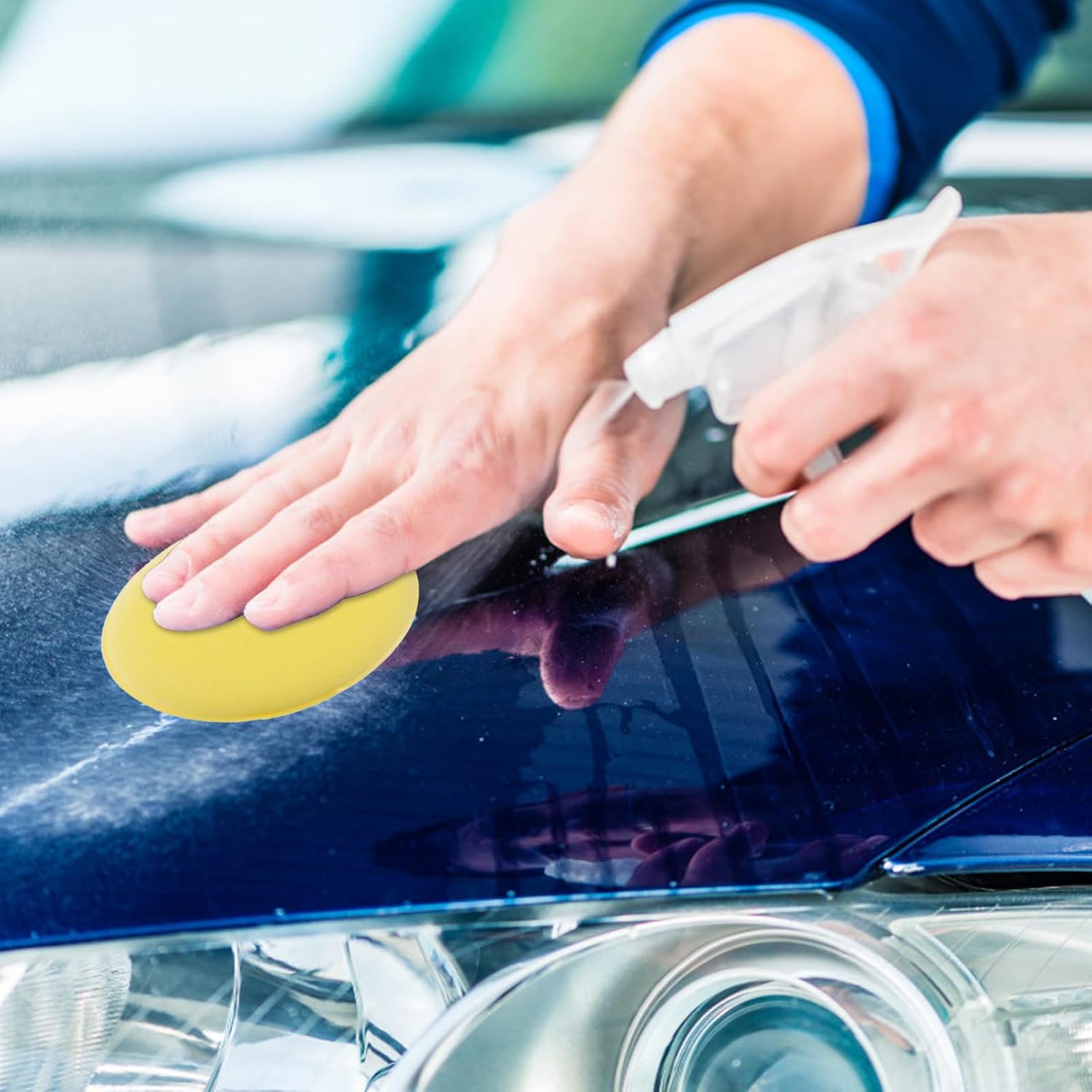 11pcs Car Detailing Brush Set Auto Detailing Tool with Bristles and Plastic for Convenient Cleaning Includes Car Wheel Tire Brush and Foam Pads
