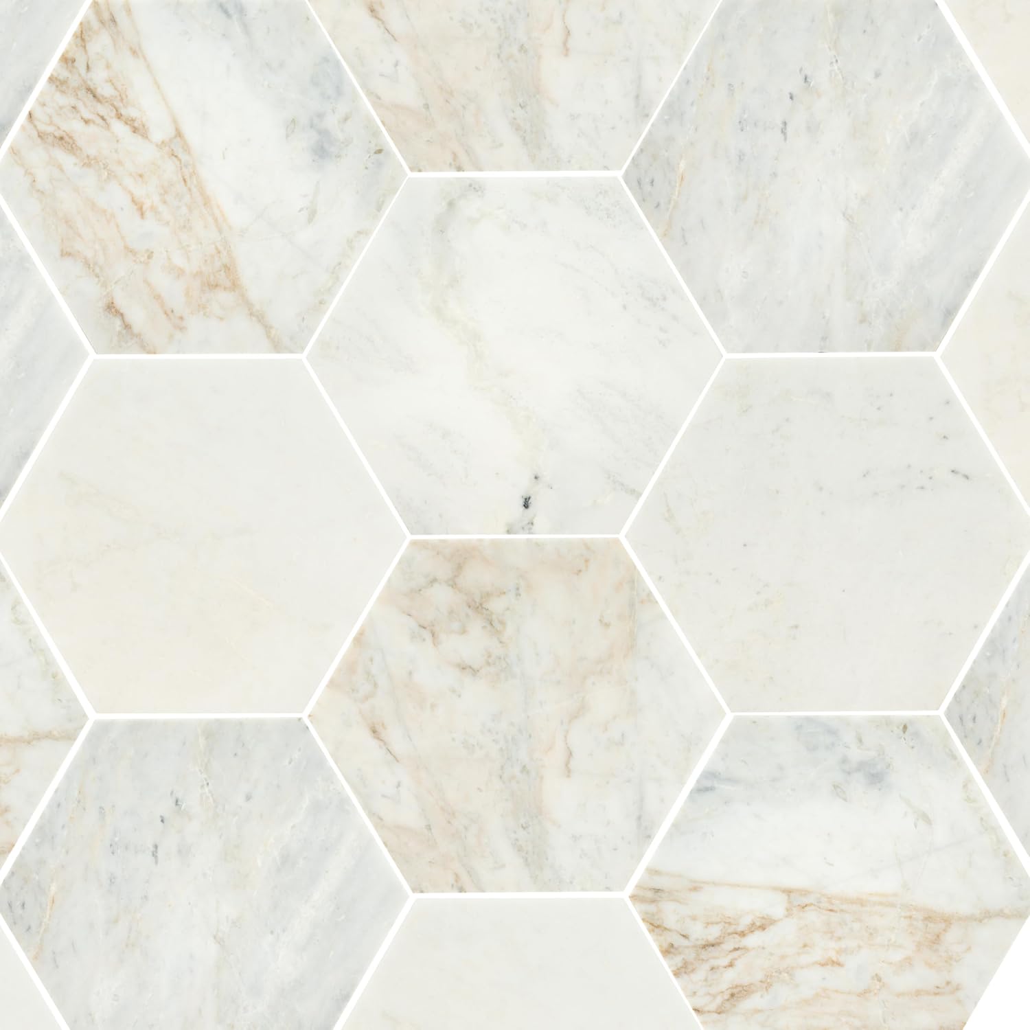 Shower Floor Tile MSI Calacatta Gold 12 In. X 12 In. Polished Marble Floor And Wall Tile (10 Sq. Ft./Case Calacatta Gold Porcelain