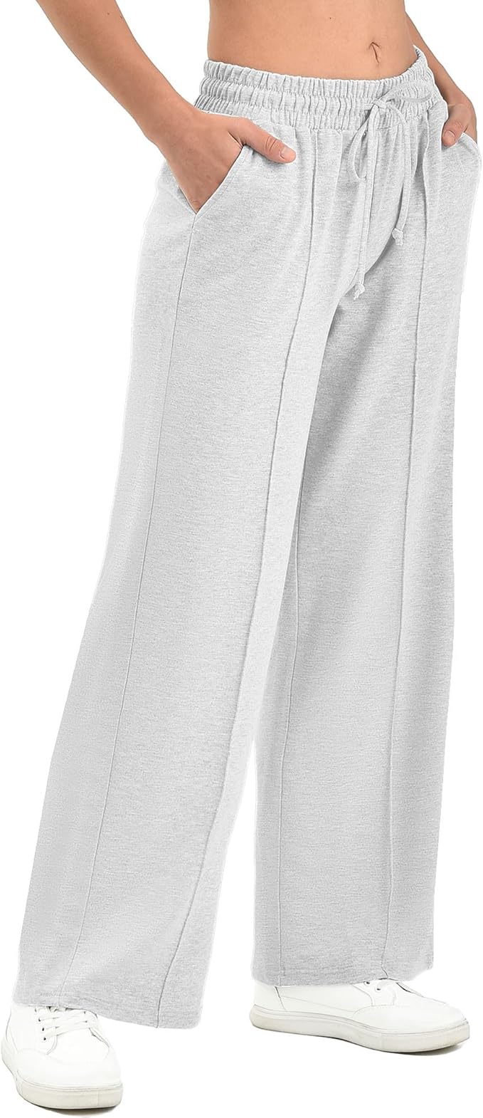 Wide Leg Sweatpants for Women with Pockets