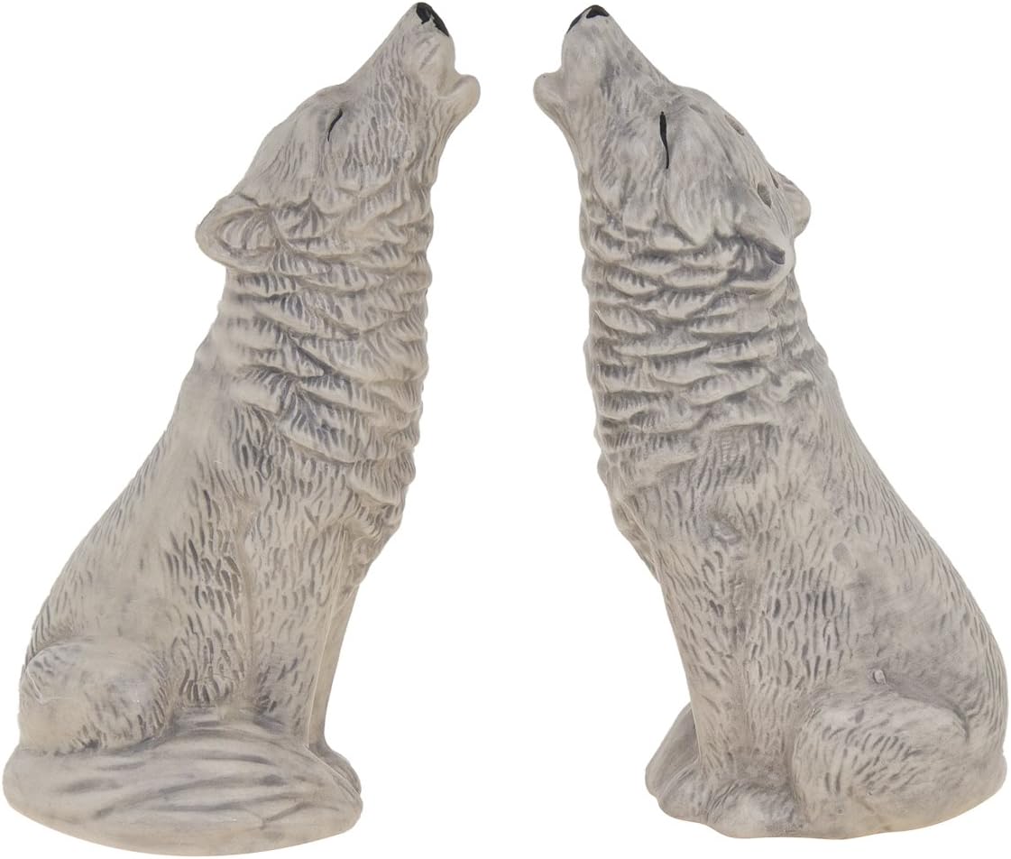 Howling Wolf Salt & Pepper Set