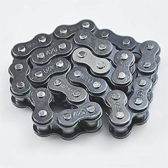 HOLATO #420 Drive Chain 32 Link + Master Link for Coleman Powersports 196cc 6.5 Hp KT196 CK196 HS200GK Go Kart Heavy Duty Parts