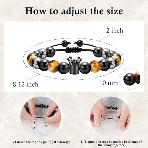 Miniatura 65 de Sereney Christmas Gifts for Him Son Boys Bonus Dad Father Men Boyfriend Grandson Friend as Triple Protection ID Bracelets Birthday Gifts for 9 10 11