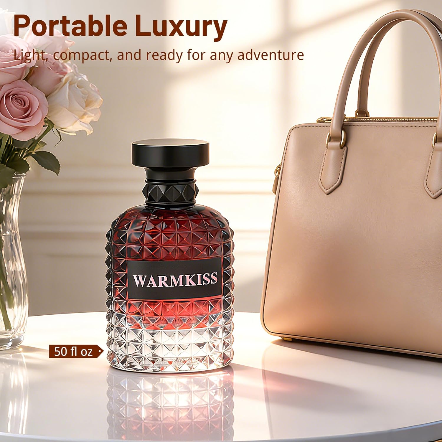 Miss Adventure Vanilla Perfume for Women — Warm Vanilla Sugar, Long-Lasting Sweet Gourmand Vanilla Perfume, Vanilla Musk & Amber, 1.7 fl oz