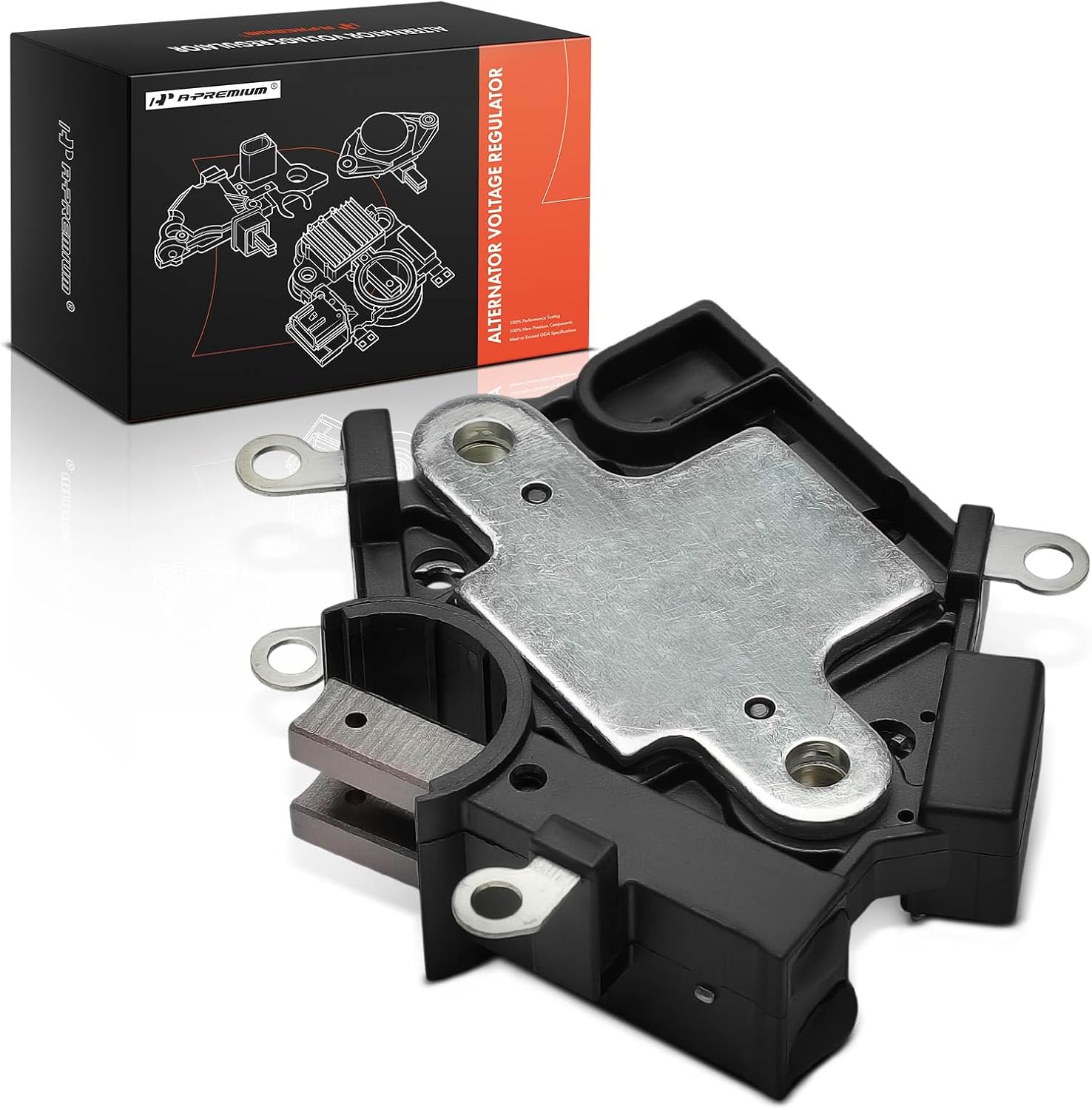 A-Premium Alternator Voltage Regulator Compatible with Porsche Cayenne 2006 4.5L & Volkswagen Touareg 2005-2008 5.0L, 14V B-Circuit 14.25 Vset