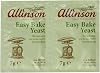 Allinson Easy Bake Yeast ، 2 × 7 جم