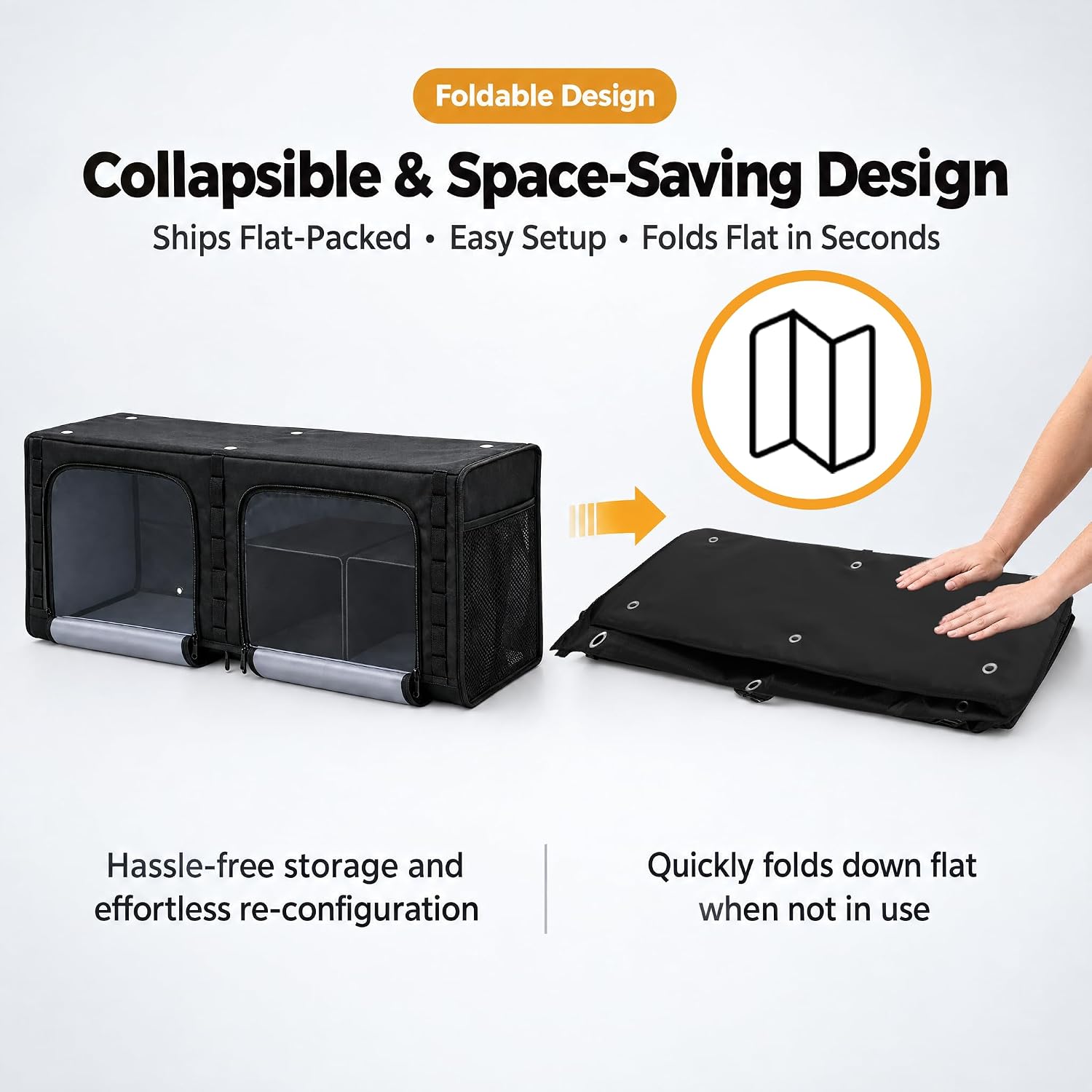 36" RV Overhead Soft-Sided Storage Cabinet Van Organizers and Storage thumbnail