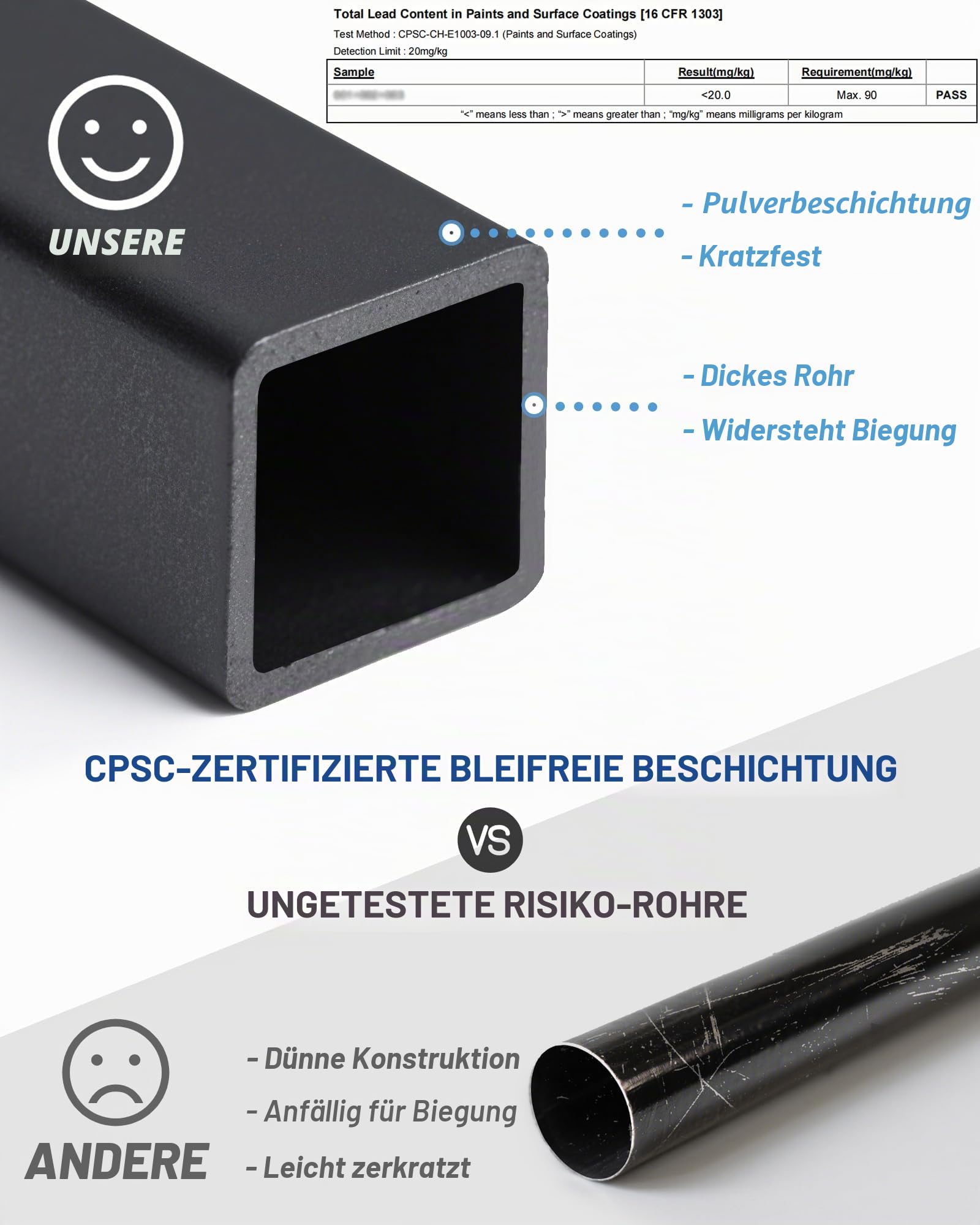 Hantelständer - Erweiterter Heimtrainingslagerständer - Hantelständer mit 4 flexiblen Rädern und einzigartiger Lagerung auf beiden Seiten