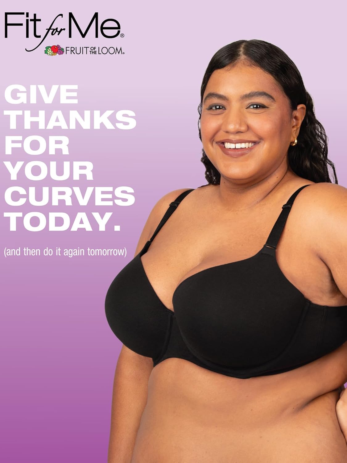 Fruit of The Loom Women's Fit for Me Collection: Plus Size Cotton T-Shirt Bra - Comfort & Style for Every Body - Image 4