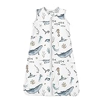 Vista 42 de TotAha - Saco de dormir ligero, 3 unidades, transpirable, manta suave para bebés de 6 a 12 meses, con cierre de 2 vías, saco de dormir con TOG de 0.5