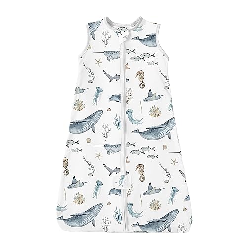 Miniatura 42 de TotAha - Saco de dormir ligero, 3 unidades, transpirable, manta suave para bebés de 6 a 12 meses, con cierre de 2 vías, saco de dormir con TOG de 0.5
