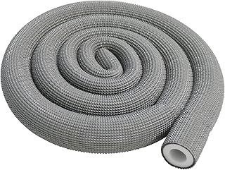 URBEST Pipe Insulation Tubing 1" x 3/8" Heat Preservation Insulated 6-Foot Length Handle Grips (Grey-19x10)