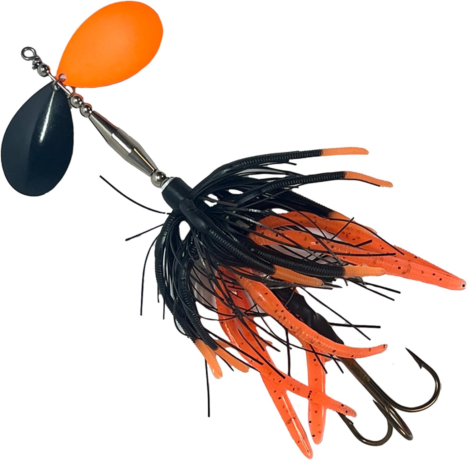Delong Lures - The Berserker, Bucktail Fishing Lures - Bucktail Jig with Inline Spinner, Musky & Pike Baits Spinnerbaits, Tackle for Freshwater and Saltwater Fishing, Made in USA