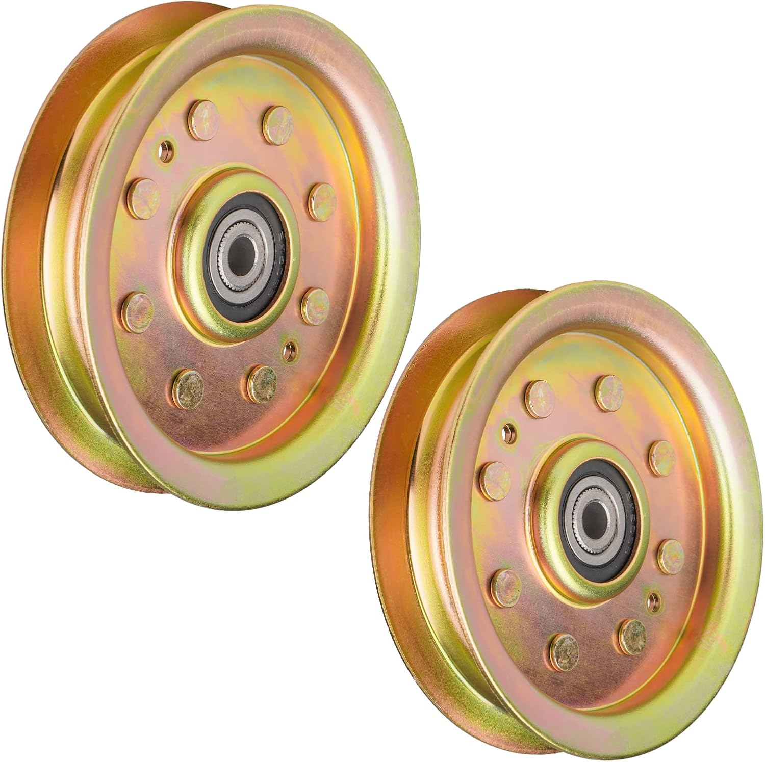 3-Pack 756-04129 Flat Idler Pulleys 753-08171 Fit for Cub Cadet MTD RZT50 LT1050 LT1045 LTX1040 LTX1046 LTX1045 LTX1050 SLT1554 LGT1054