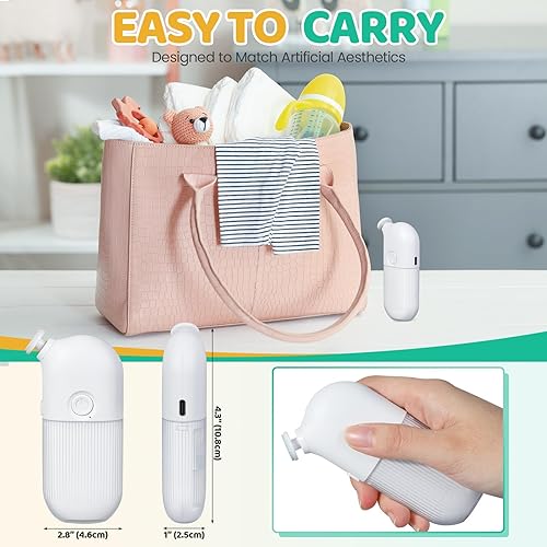 Miniatura 6 de IvyWind Lima eléctrica de uñas para bebé, 7 en 1, recortadora de uñas automática para bebés, recién nacidos, niños y adultos, 2 velocidades,