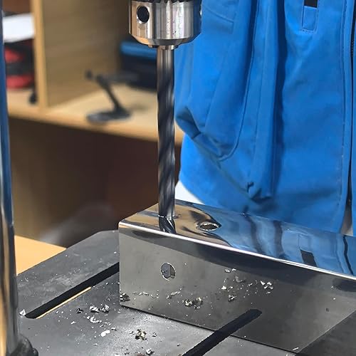 Miniatura 9 de Juego de brocas de cobalto con triple espiral de 716 pulgadas (Pro - revestimiento TiAlN), juego de brocas de metal para acero, metal endurecido,