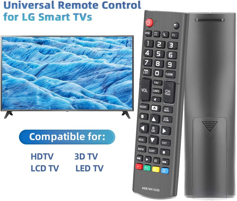 Discount 70% Gvirtue AKB74915305 Remote Control for LG TV 70UH6350 65UH6550 65UH615A 65UH6150 60UH7500 60UH6550 60UH6150 58UH6300 55UH6550 55UH6150 55UH6090 50UH6300 49UH6500 49UH6100 49UH6090 43UH6100