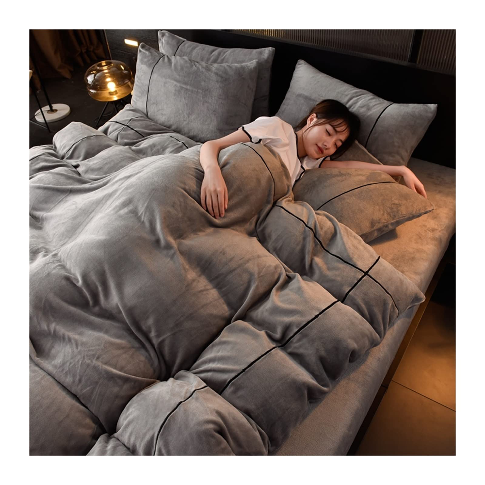 Polaire corail drap de lit pour un hiver cocooning au chaud