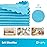 Orighty Cleaning Cloths 12x12 inch, Pack of 24, Highly Absorbent Microfiber Cleaning Supplies, Lint Free Cloths for Multiple-use, Powerful Cleaning Rags for House, Kitchen, Car Care (Blue)
