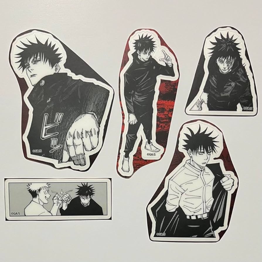 呪術廻戦 伏黒恵 マグネットステッカー 92枚セット Amazon.co.jp: ジャンプフェスタ??呪術廻戦 マグネット