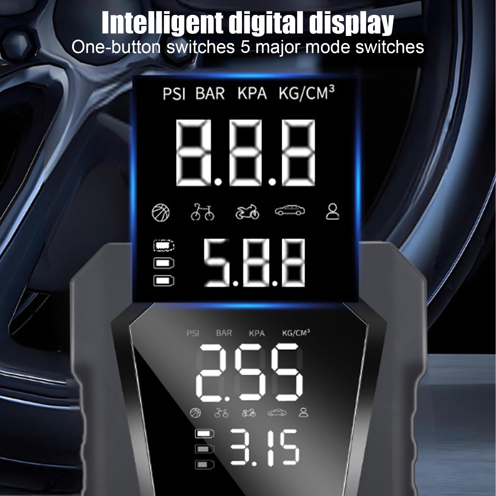 Avviatore Di Emergenza Auto smart ricaricabile cordless digitale