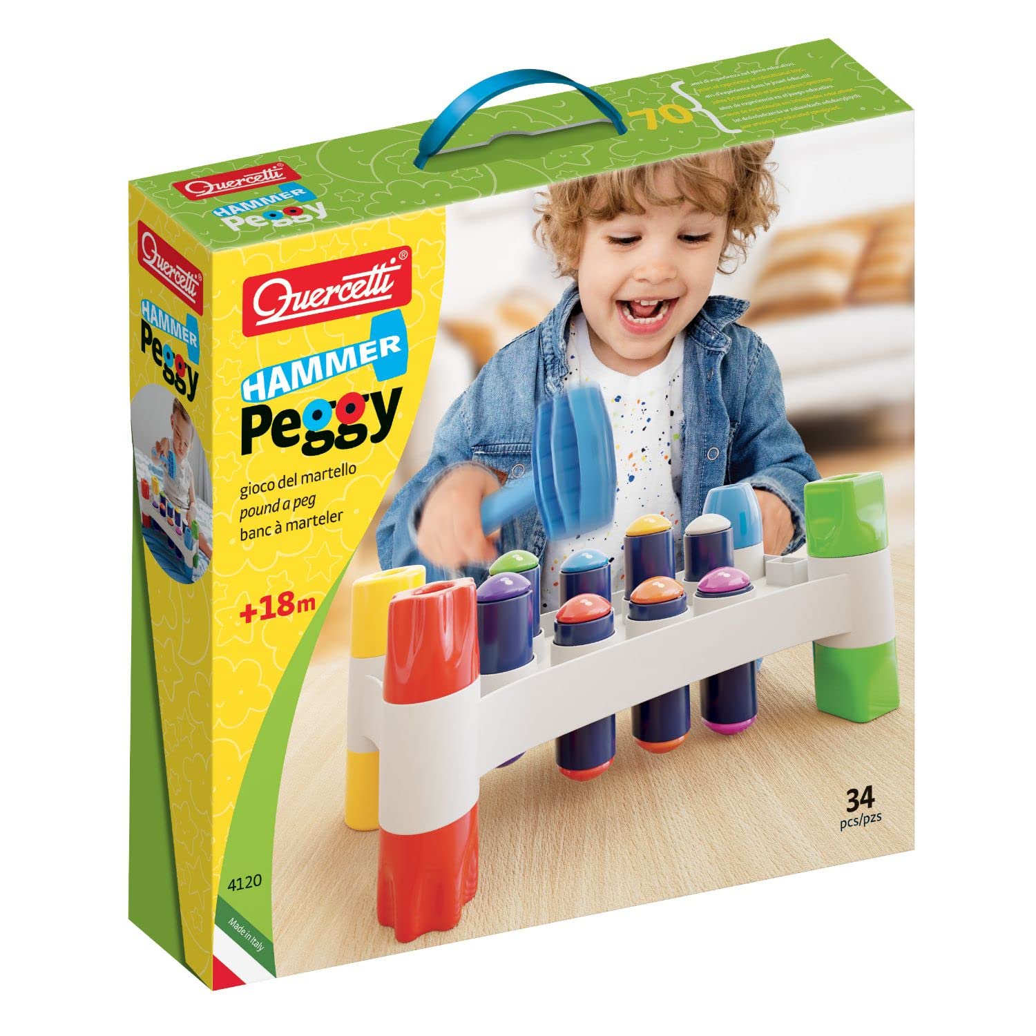 Quercetti4120 Toy, Multi-Coloured