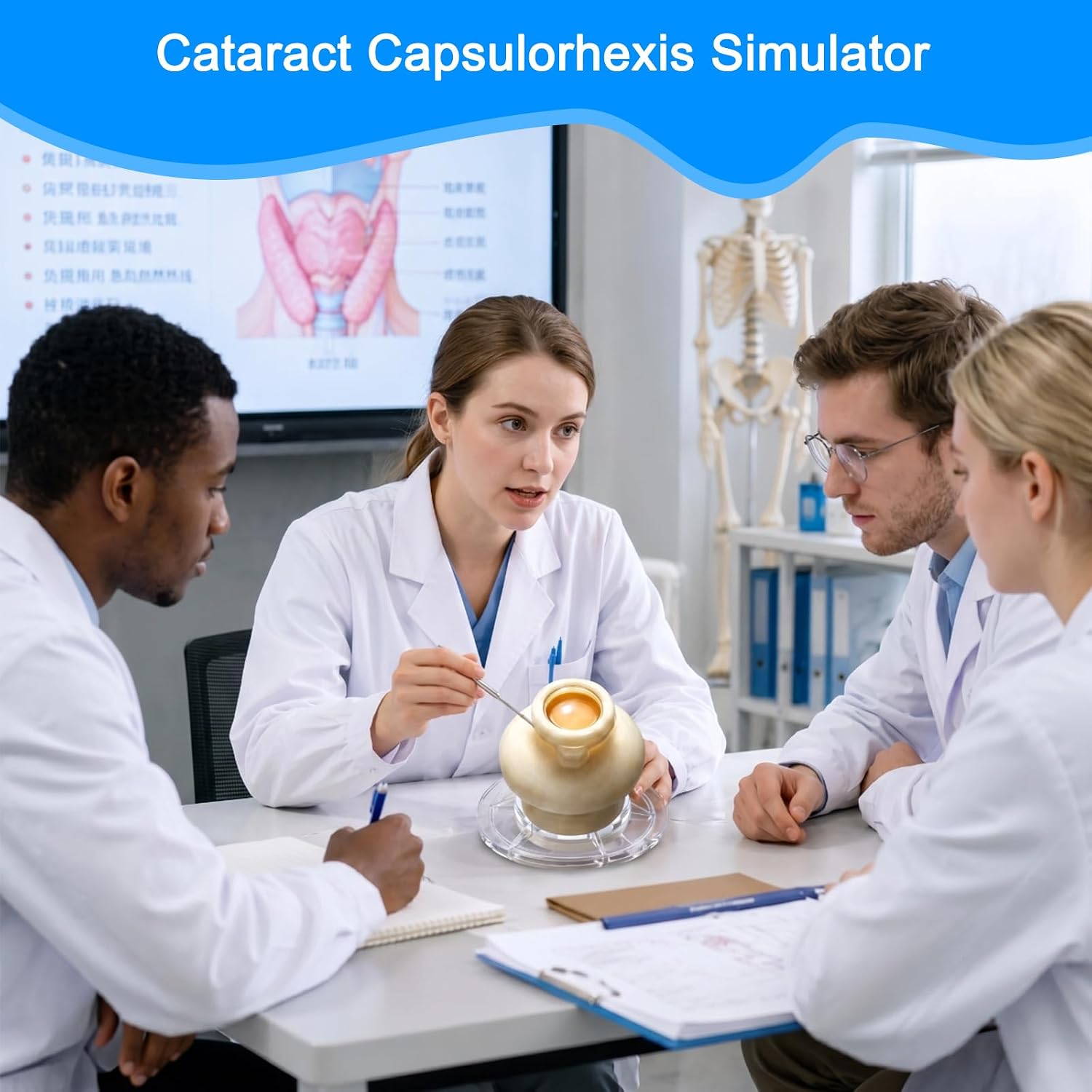 Cataract Surgery Practice Model - Capsulorhexis Training Simulator Kit