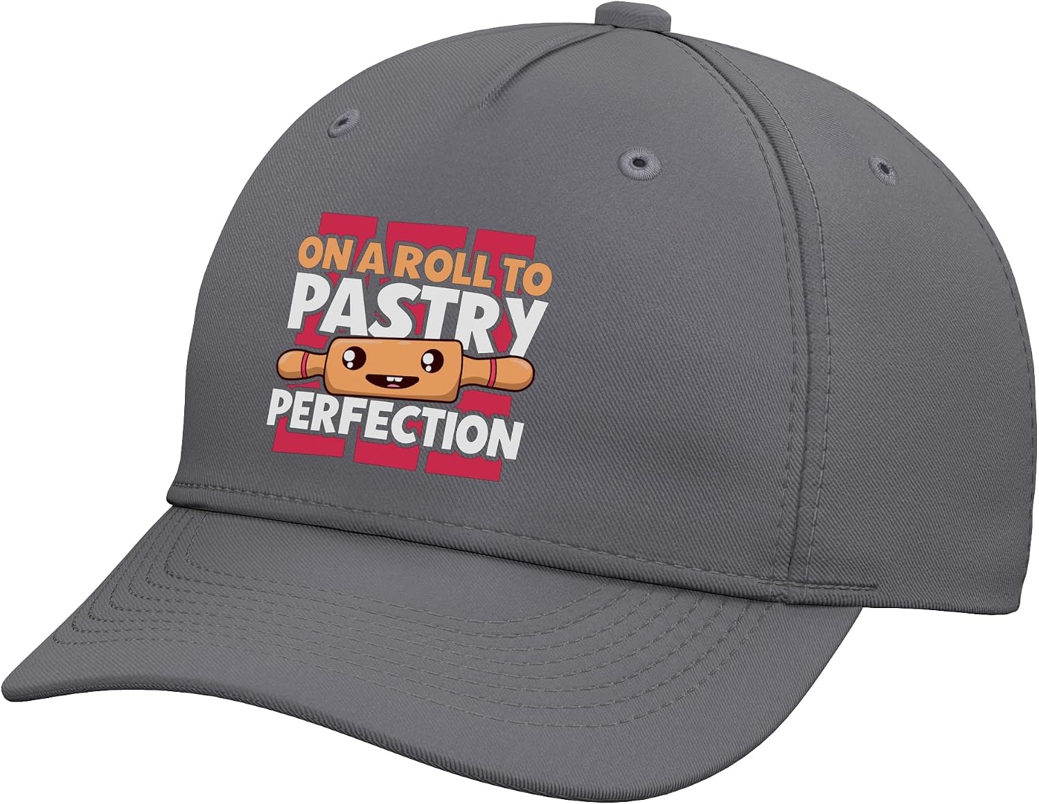 Pastry Perfection - Rolling pin Adjustable Baseball Hat