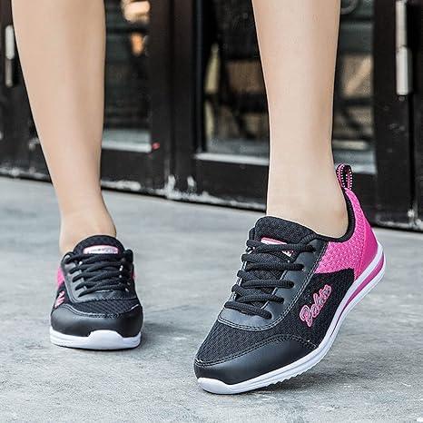 Amazon.com: EKOUSN Zapatillas deportivas de verano para mujer, transpirables,  informales, para correr, para mujer : Ropa, Zapatos y Joyería