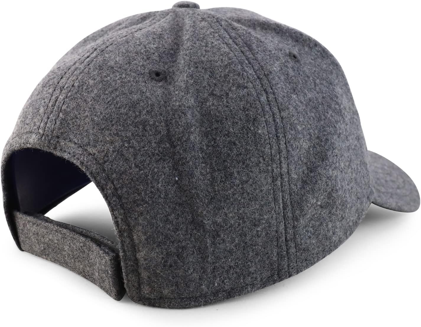 Armycrew XXL Oversize 5 Panel Melton Wool Blend Structured Baseball Cap - Image 3