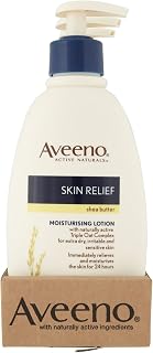 6 x Aveeno Skin Relief Nourishing Lotion Shea Butter 300ml