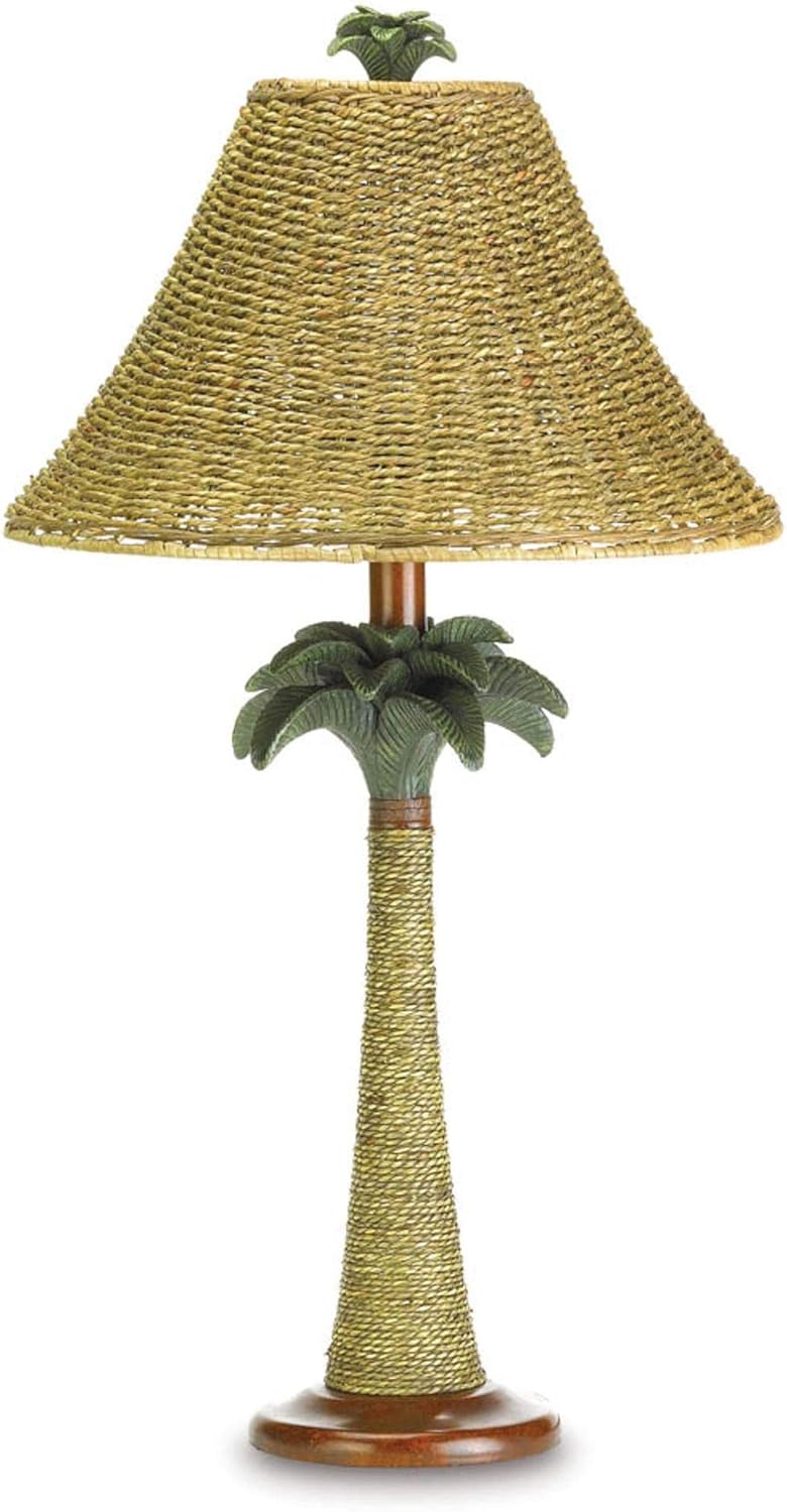 Palm Tree Rattan Lamp 10037989