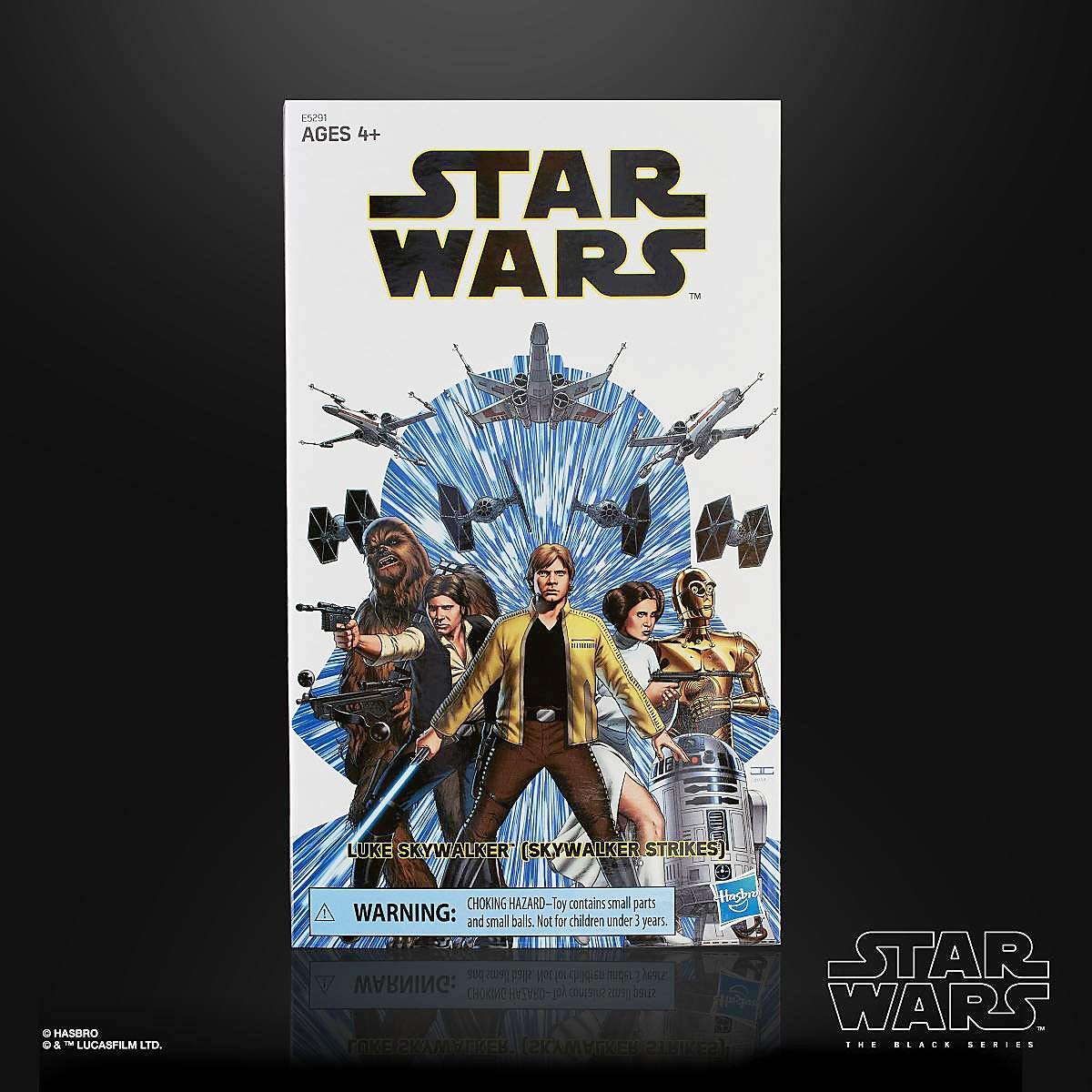 Hasbro- SW 19CM Luke Skywalker Ceremony Figurka 19 cm Star Wars Black Gloval Convention, Multicolor (HSBE5291EU4)