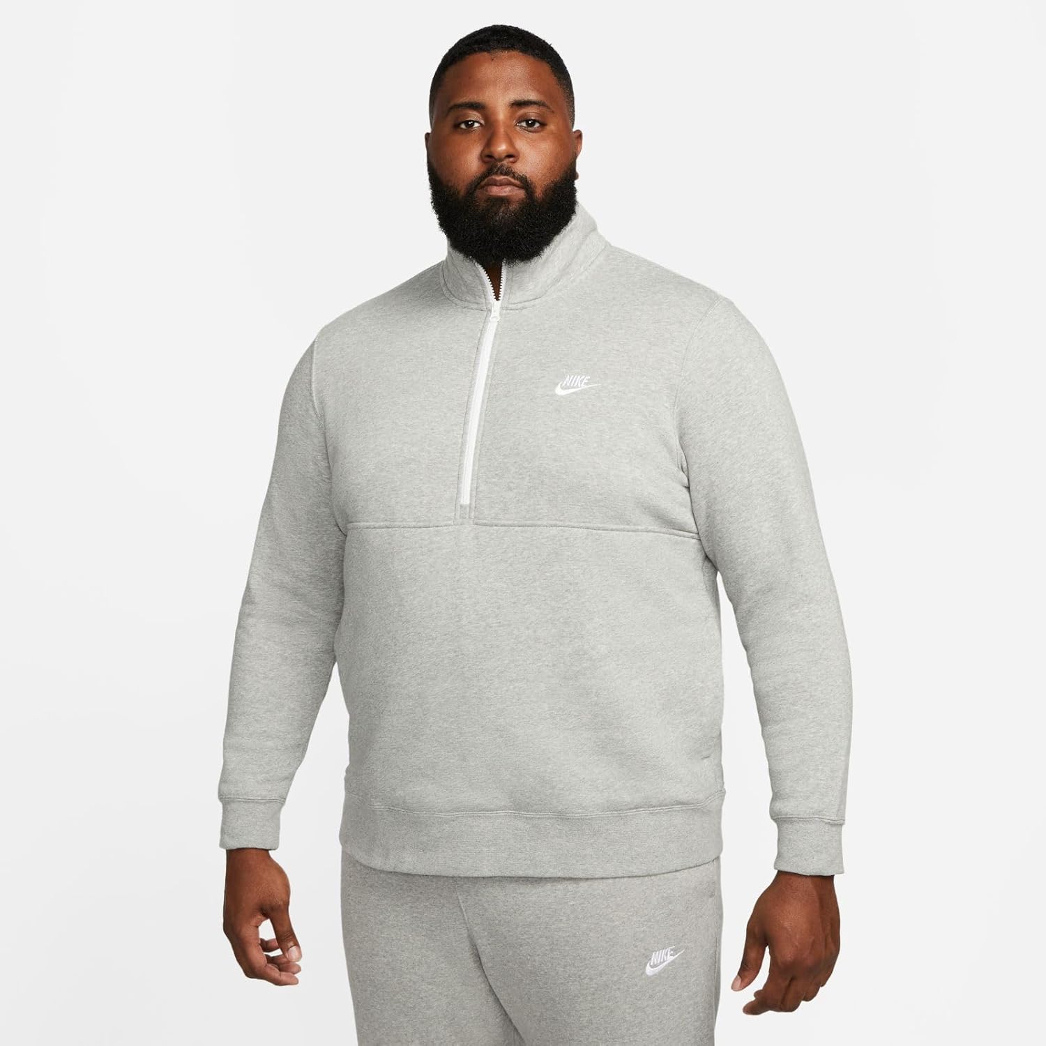 Nike Sportswear Club Men's Brushed-back 1/2-zip Pullover Mens - Image 2