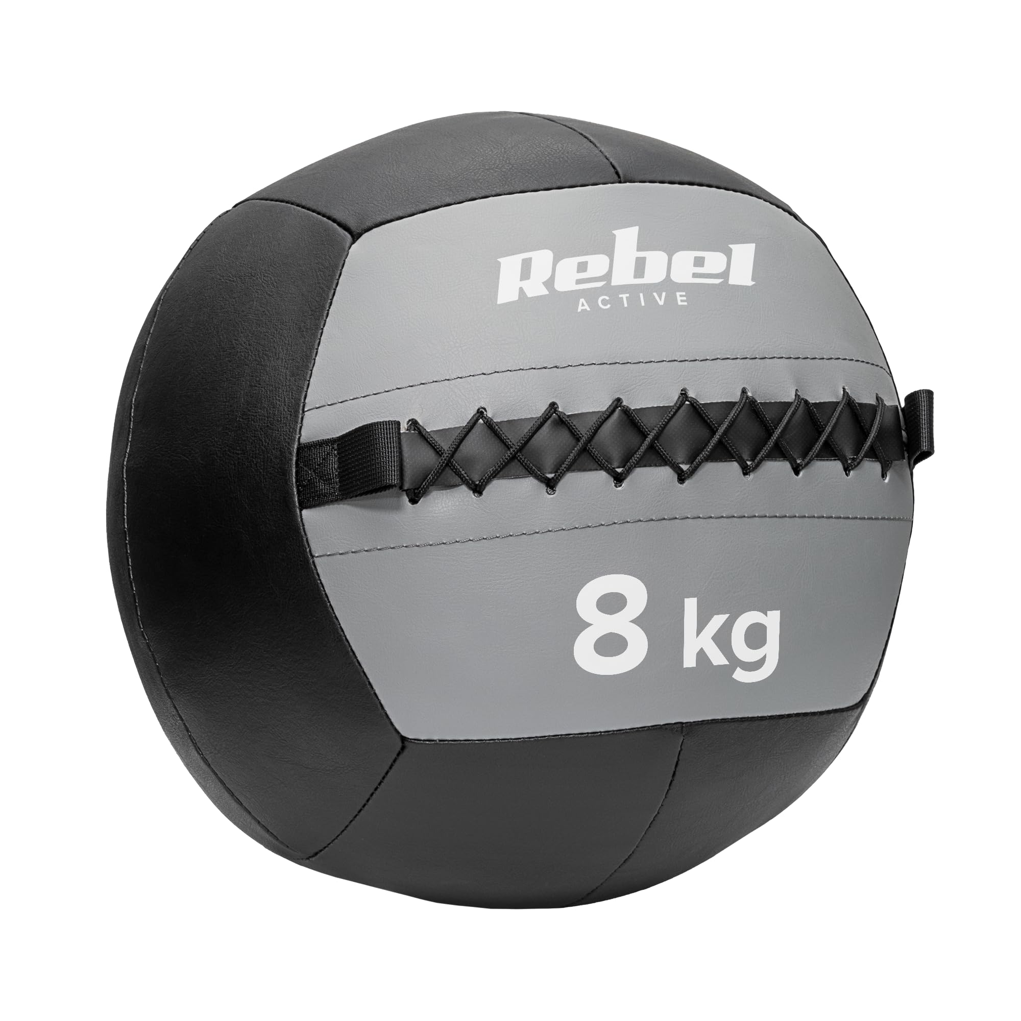 Rebel Piłka Lekarska Do Ćwiczeń 8 kg Skóra 35 cm RBA-3107-8