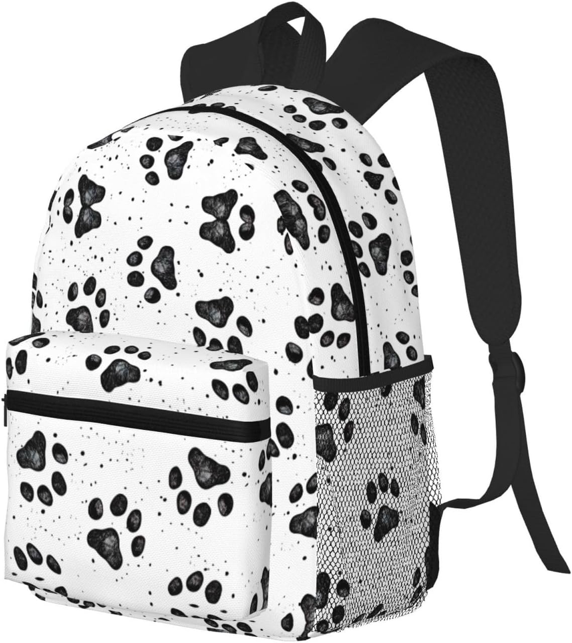 Dog Paw Pattern Backpack Large Sports Bag, Best for Basketball, Soccer, Volleyball, Swim, Gym, Travel