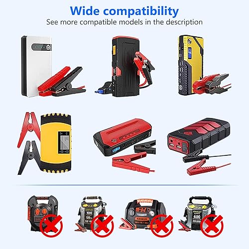 Miniatura 6 de Cargador de arranque de coche - Adaptador de fuente de alimentación de 15 V 1 A con cable de carga para potenciadores de batería automáticos Peak
