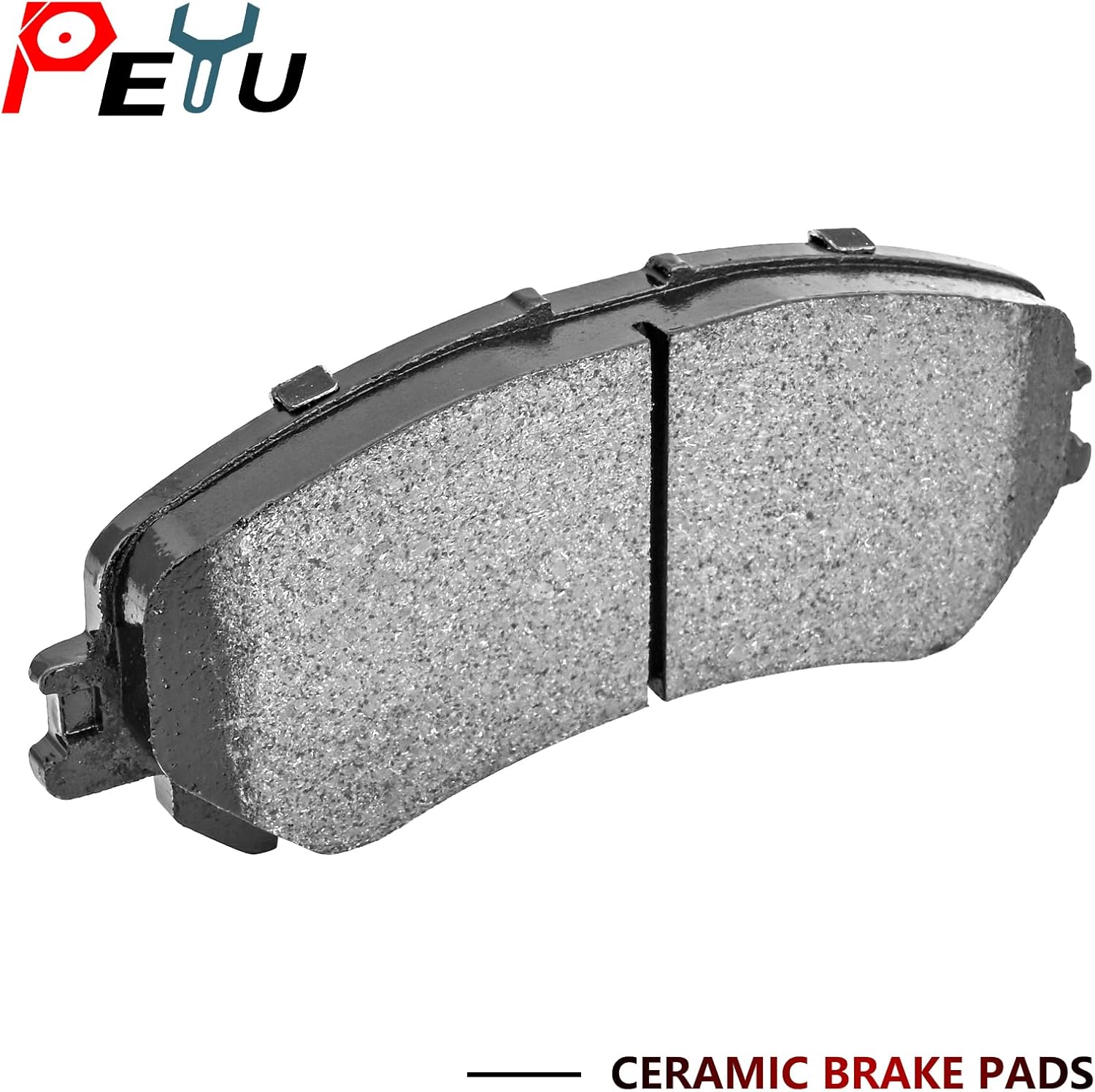 D905 D1737 Front Rear Ceramic Brake Pads for 2014-2019 Nissan Rogue 2 Row Seating Models Driver Passenger Side