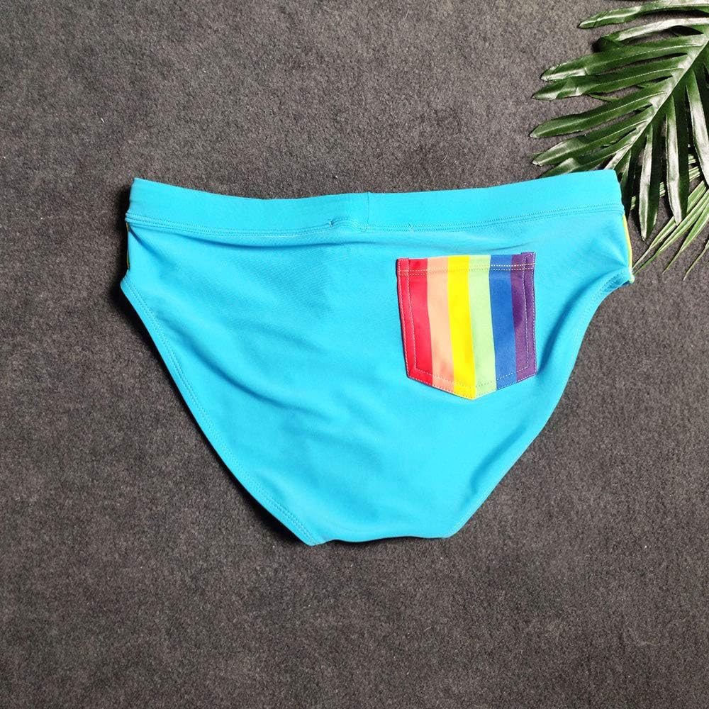 UXH Mens Swimsuit Briefs Padded Swimwear Male Sexy Swimming Bikini Board Beach Surfing Swim Trunks - Image 8
