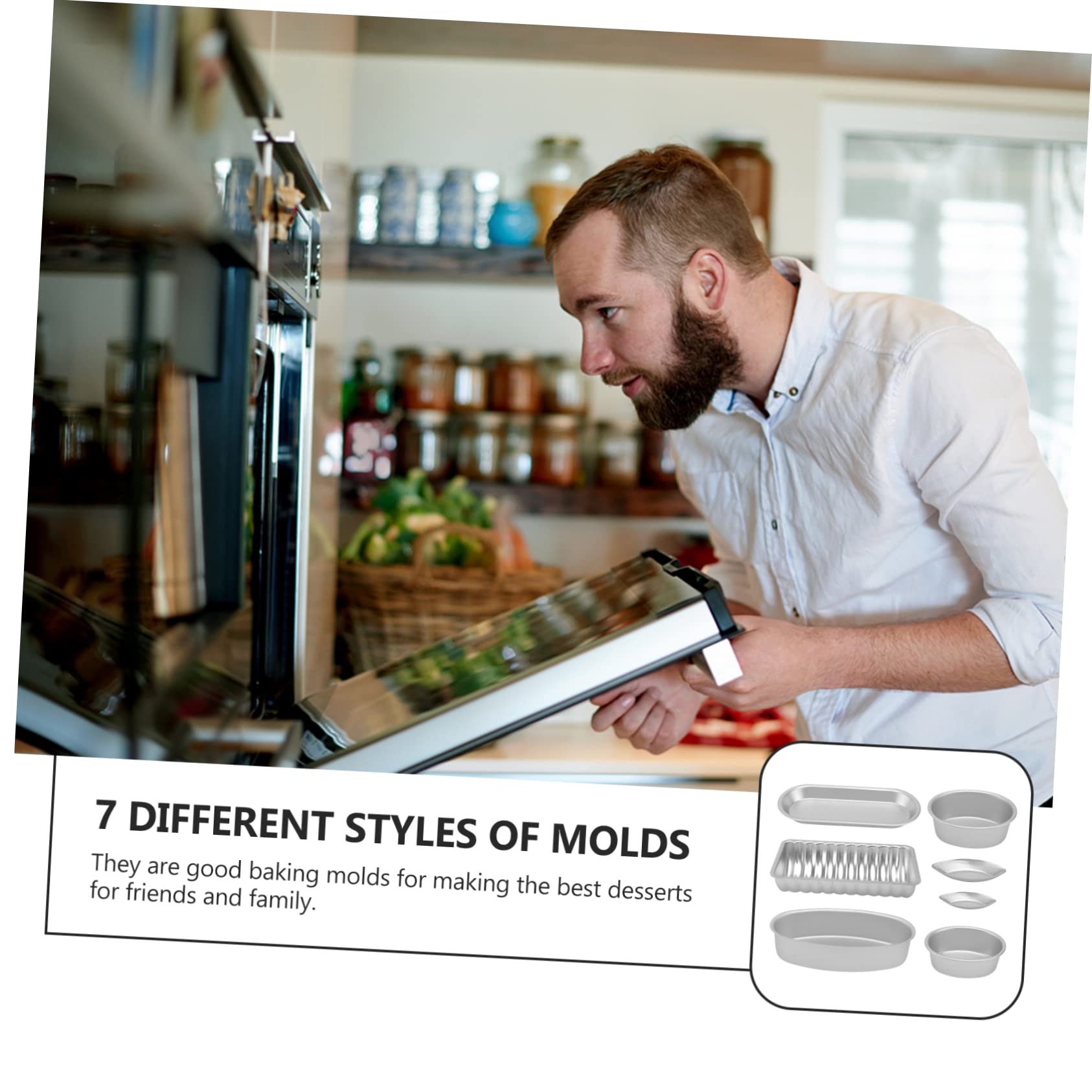 Cabilock Diy Cake Baking Molds Aluminum Alloy Multi-style Molds Round Cheese Cake Pan