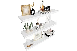 White Floating Shelf 36 Inch: Minimalist Storage and Display Solution