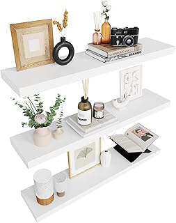 Colima Bathroom Floating Shelves for Wall, 36