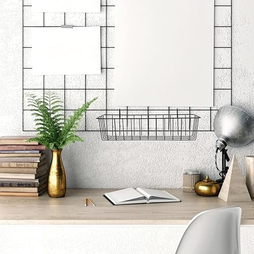 Miniatura 4 de Cestas colgantes de cocina, cesta de almacenamiento de alambre sobre el organizador de la puerta del gabinete, cestas colgantes para organización de