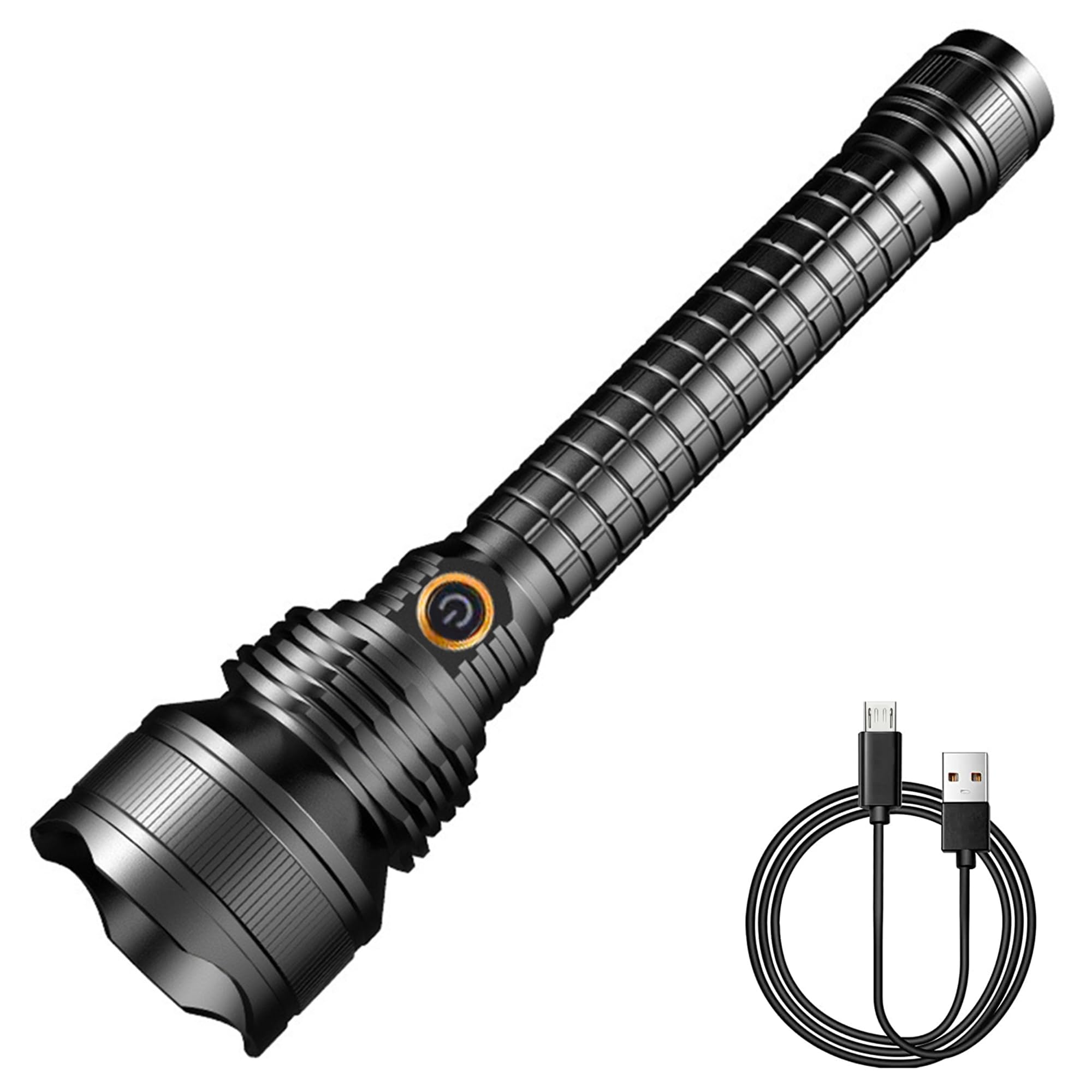 710000 Lumen Handheld Flashlight, Waterproof Flashlight with 5 Modes, Tactical Flashlight for Camping Hiking Biking Outdoor Emergency Activity