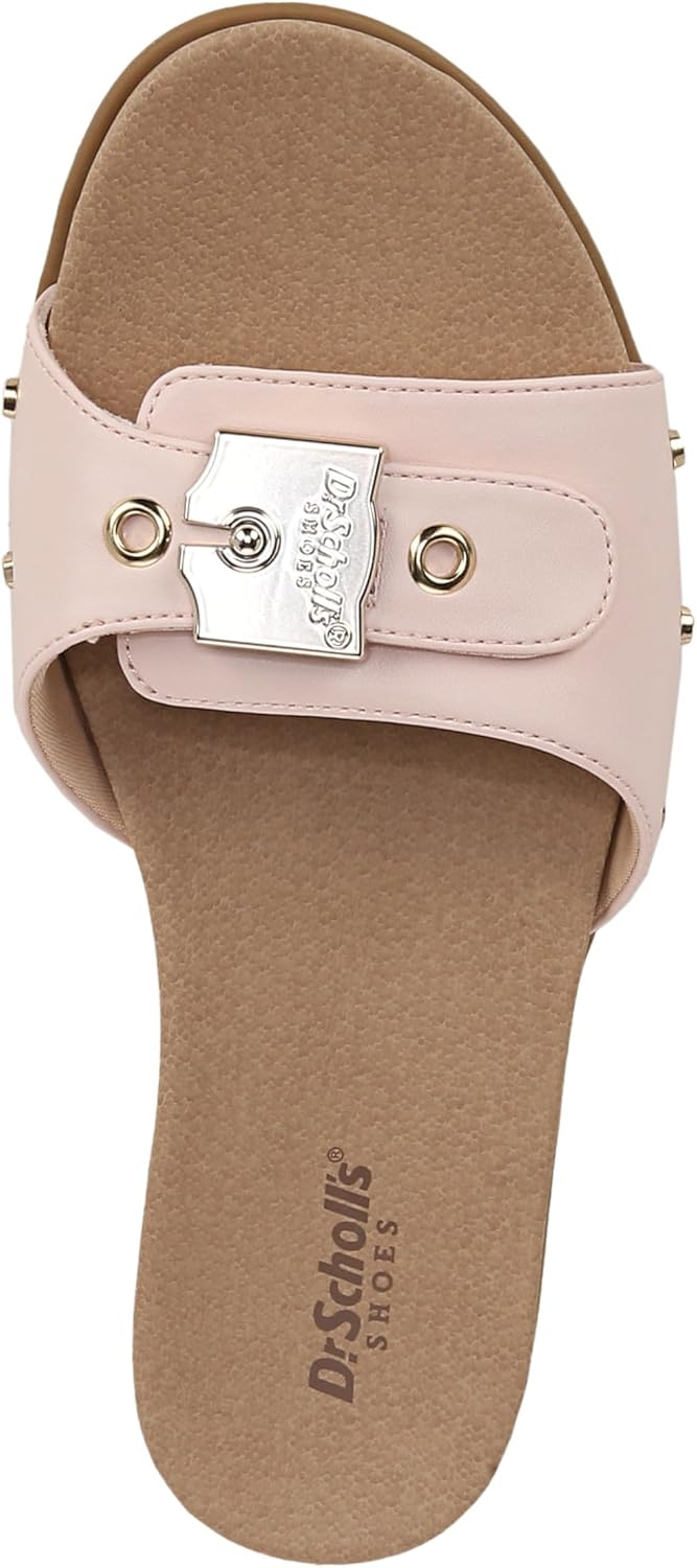 Dr. Scholl's Shoes Women's Nice Iconic Slide Sandal 8 Blush Pink Faux Leather image 5 of 9 B0DJRD2VHC