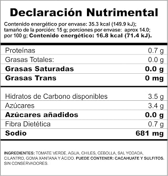 Salsa Verde 210g