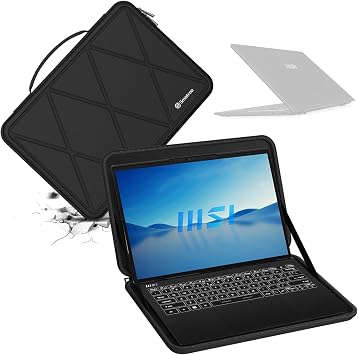 Smatree Hard EVA Protective Sleeve Case Compatible for 13.3 inch MSI Prestige 13 Evo A13M-050US/A12M-070US Laptop, for Prestige 13 AI Evo A1M, for MSI Prestige 13 AI+,Copilot+ PC (X8025)