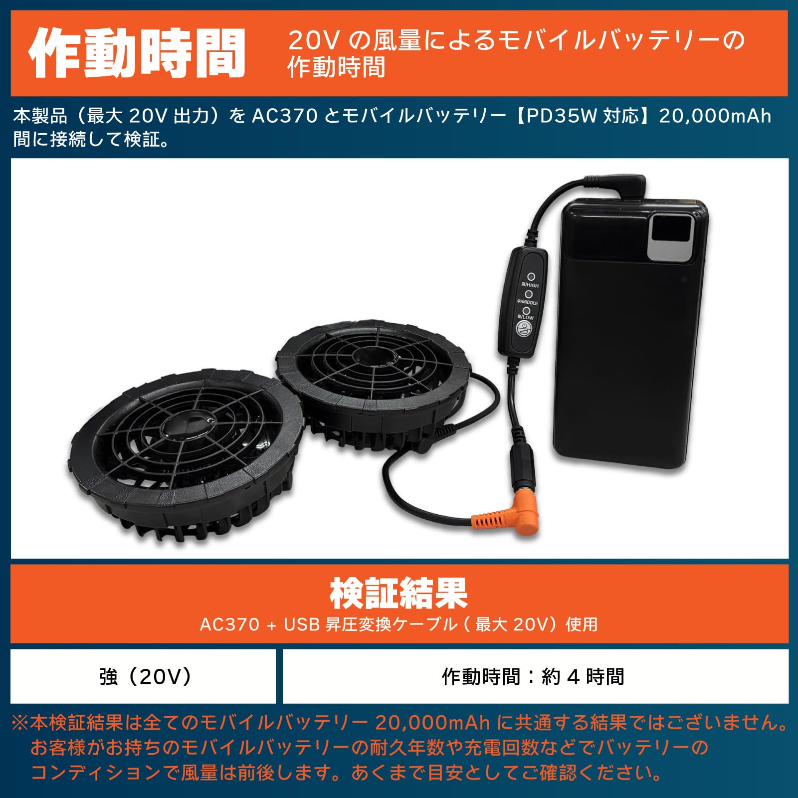Amazon.co.jp: モンベル ファンブロー 19Vファン AC370 AC371 対応 20V