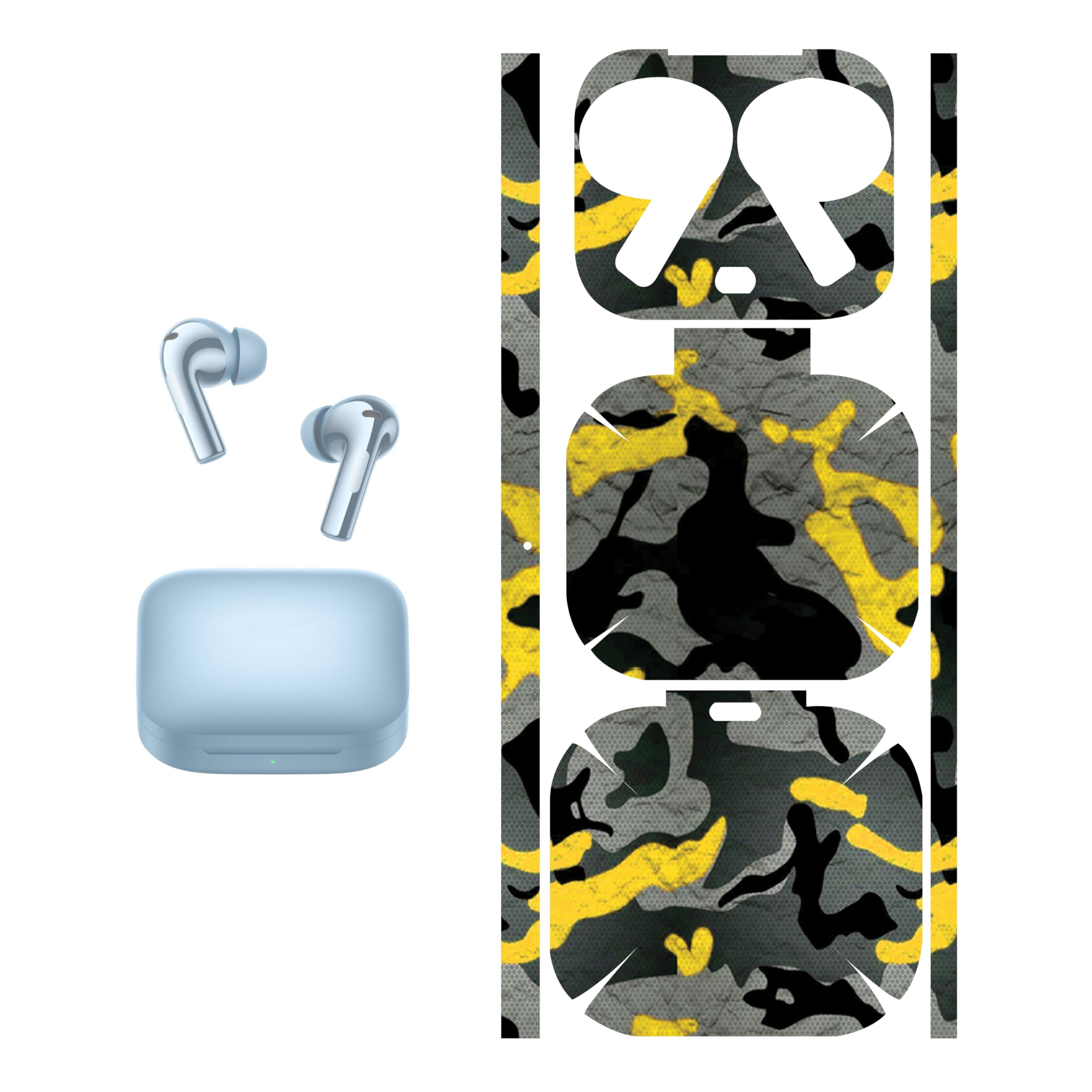 Compatible for OnePlus Buds 3 - Audio Buds Skin Warp (Coverage - Only for Charging Case) (Print-1) (17)-image-40