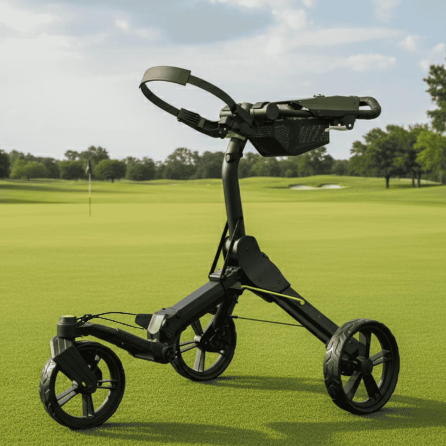 Amazon.co.jp: Alphard Cybercart Push+ | ゴルフプッシュカート、3輪