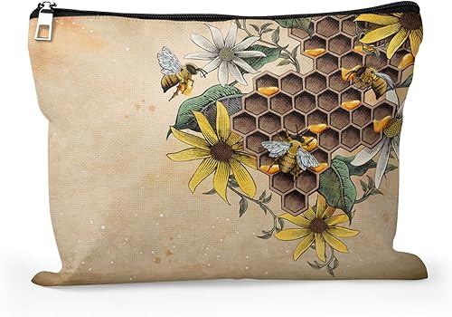 Cafl Bolsa de maquillaje para viajes, artículos esenciales para organizar joyas, bolsa de cosméticos para el cuidado de la piel, neceser con